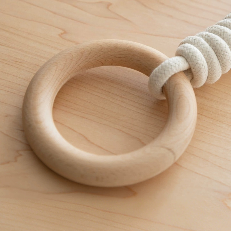 Gymnastic Rings Wooden - Yatak asma halkaları, evde antrenman, fitness