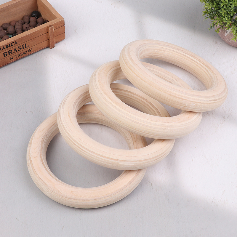 Gymnastic Rings Wooden - 2 adet/çift taşınabilir Crossfit jimnastik halkaları