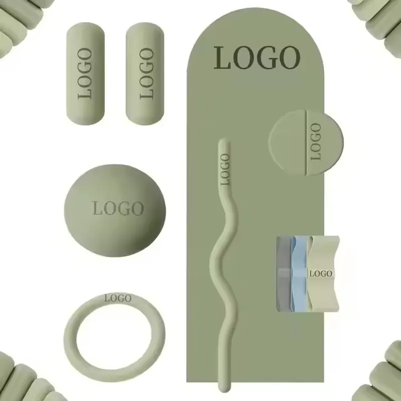 Home Gym Custom - Özel Logo Baskılı Halter Barı Silikon
