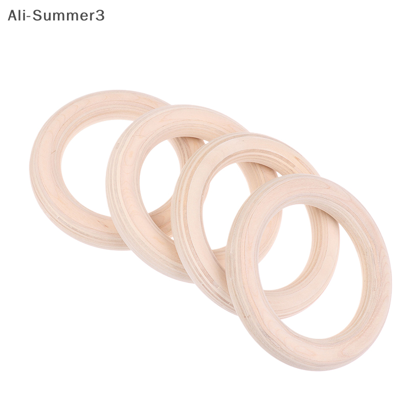 Gymnastic Rings Wooden - 2 adet/çift ahşap halka taşınabilir Crossfit