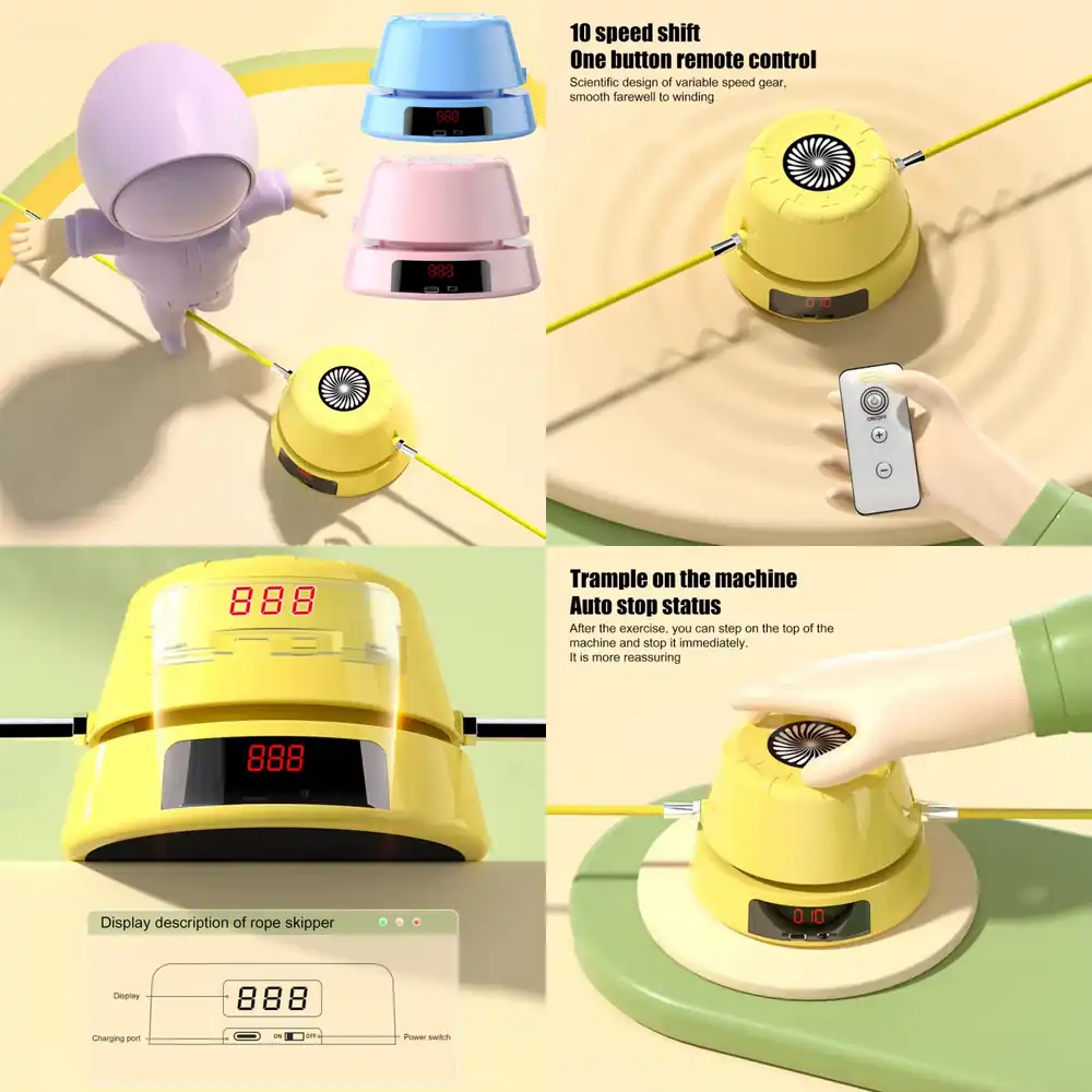 Home Gym Kids - WAP01 Akıllı Elektrikli Atlama İpi Makinesi