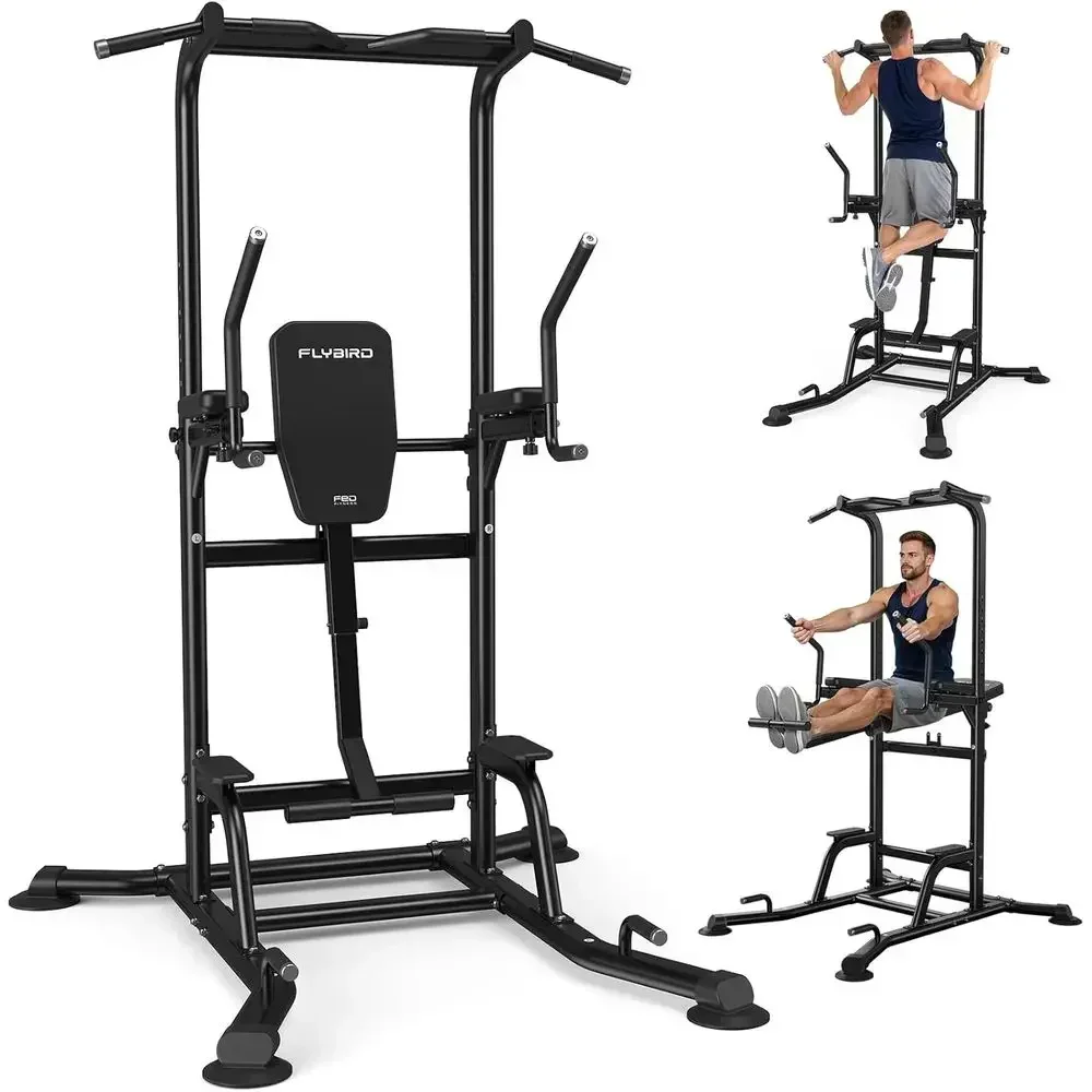 Home Gym Multi Station - Destekli Diz Kaldırma Özellikli Power Tower,