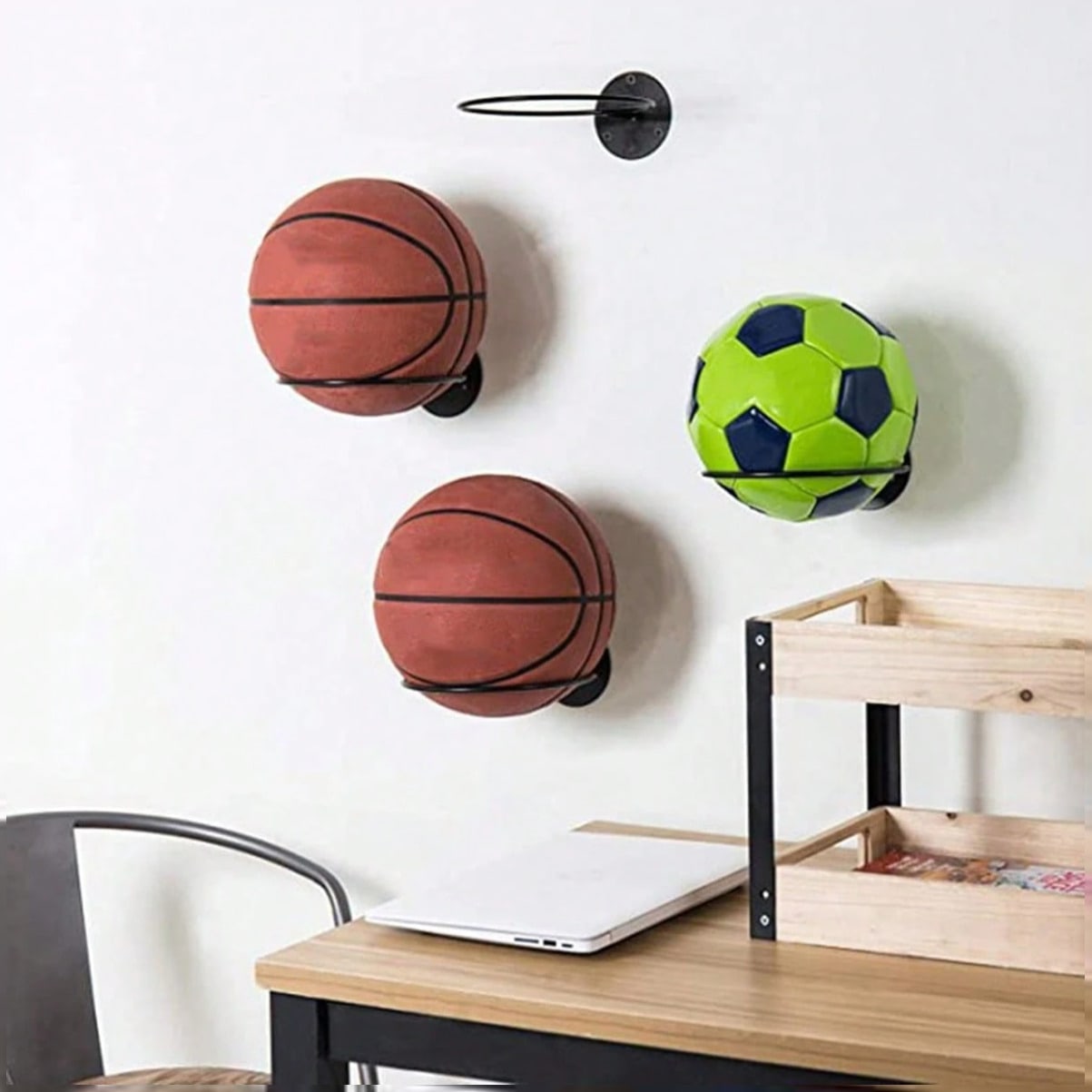 Home Gym On Wall - Yerden Tasarruf Sağlayan Duvara Monte Basketbol