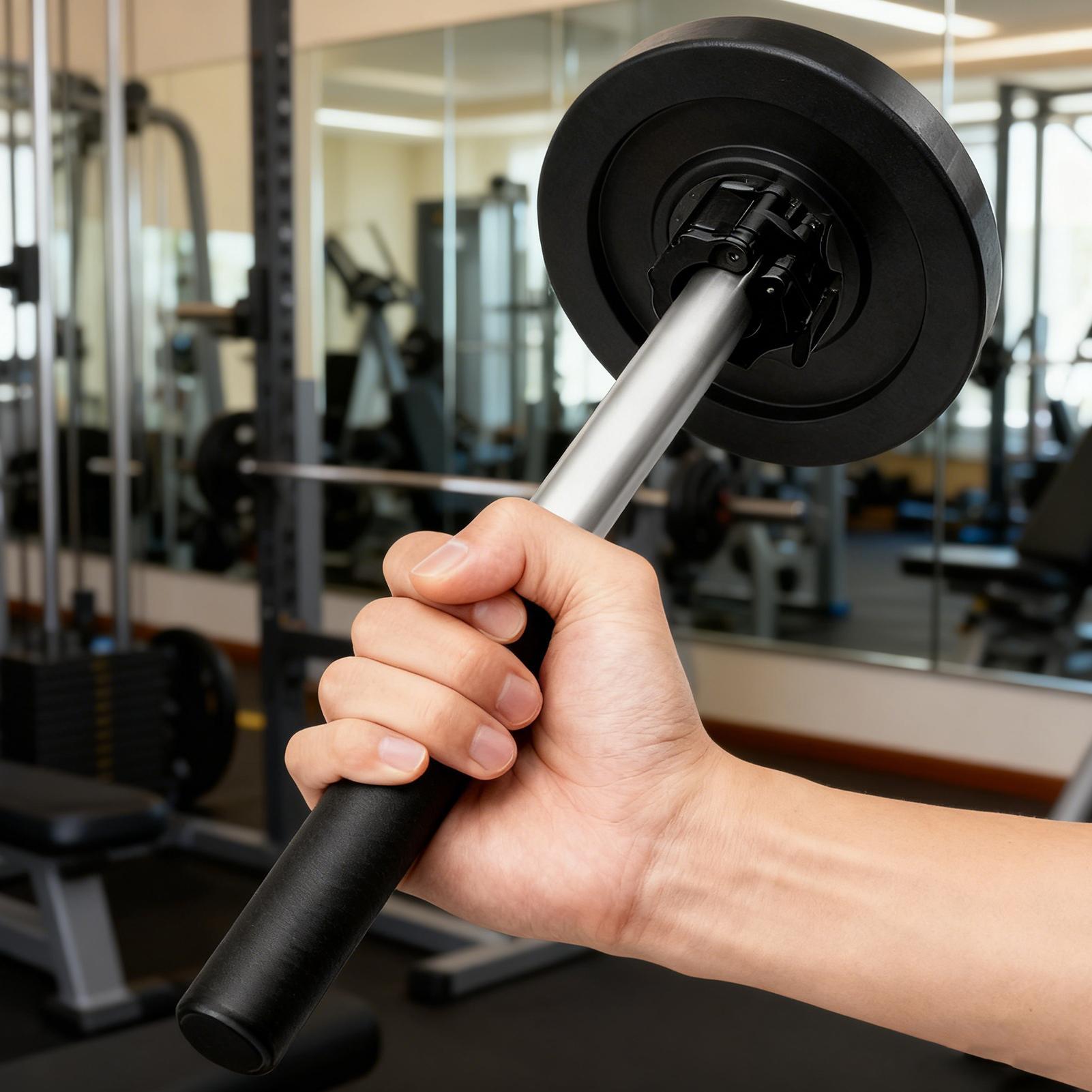 Home Gym Routine - Dambıl Bar Bilek Barı Egzersiz Aleti