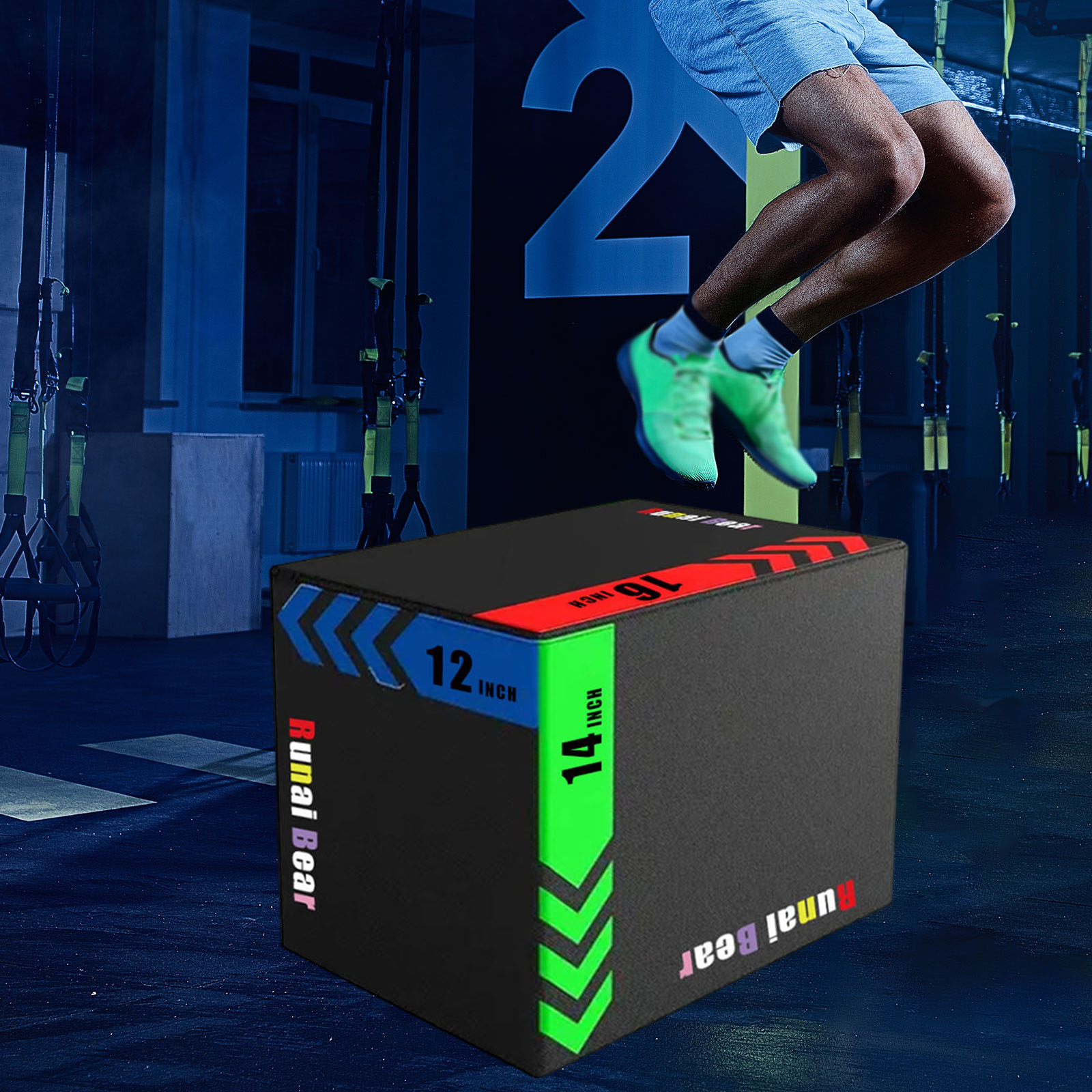Plyo Box Set - Plyo Jumping Egzersiz Kutusu Taşınabilir Step