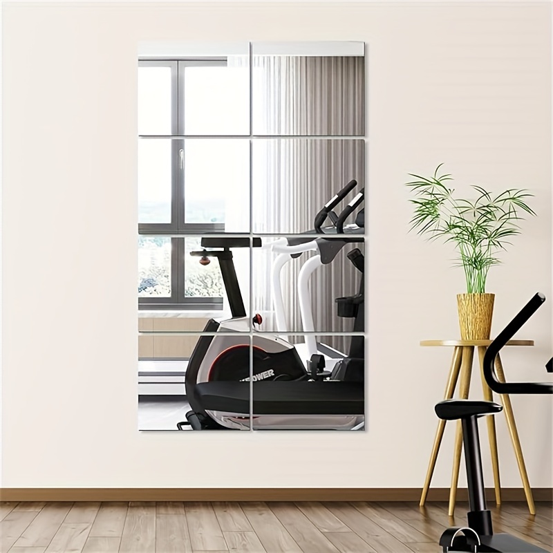 Home Gym Rental - Zarif 2mm Akrilik Ayna Çıkartmaları 10