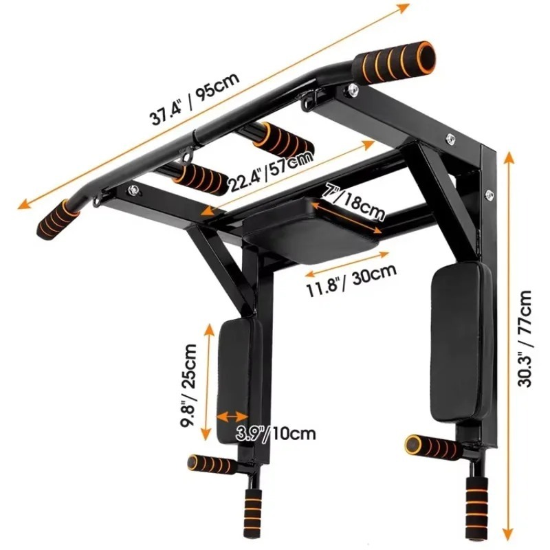 Home Gym Multifunctional - Duvara Monte Edilebilir Barfiks Çubuğu, İç
