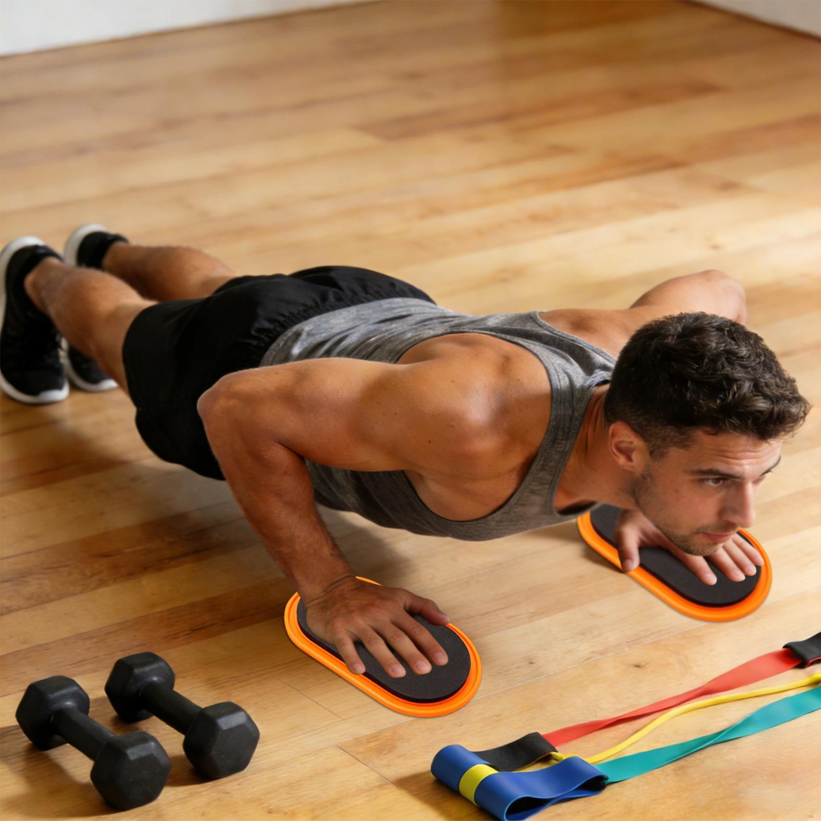 Home Gym Routine - Oval Şekilli Egzersiz Kaydırıcıları, Kadınlar ve