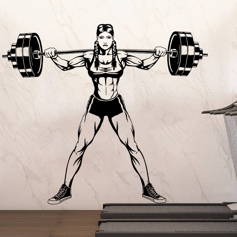 Büyük Spor Salonu Kadın Dambıl - Home Gym On Wall incelemesi ve fiyatı