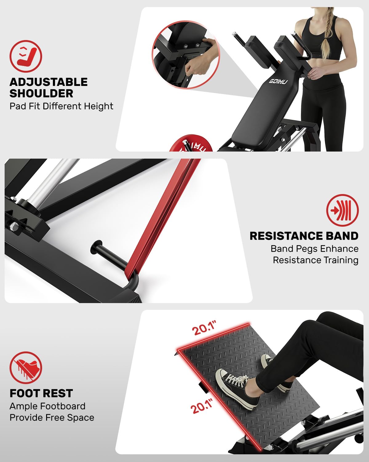 L5 Leg Press Hack Squat Makine - Home Gym Custom incelemesi ve fiyatı
