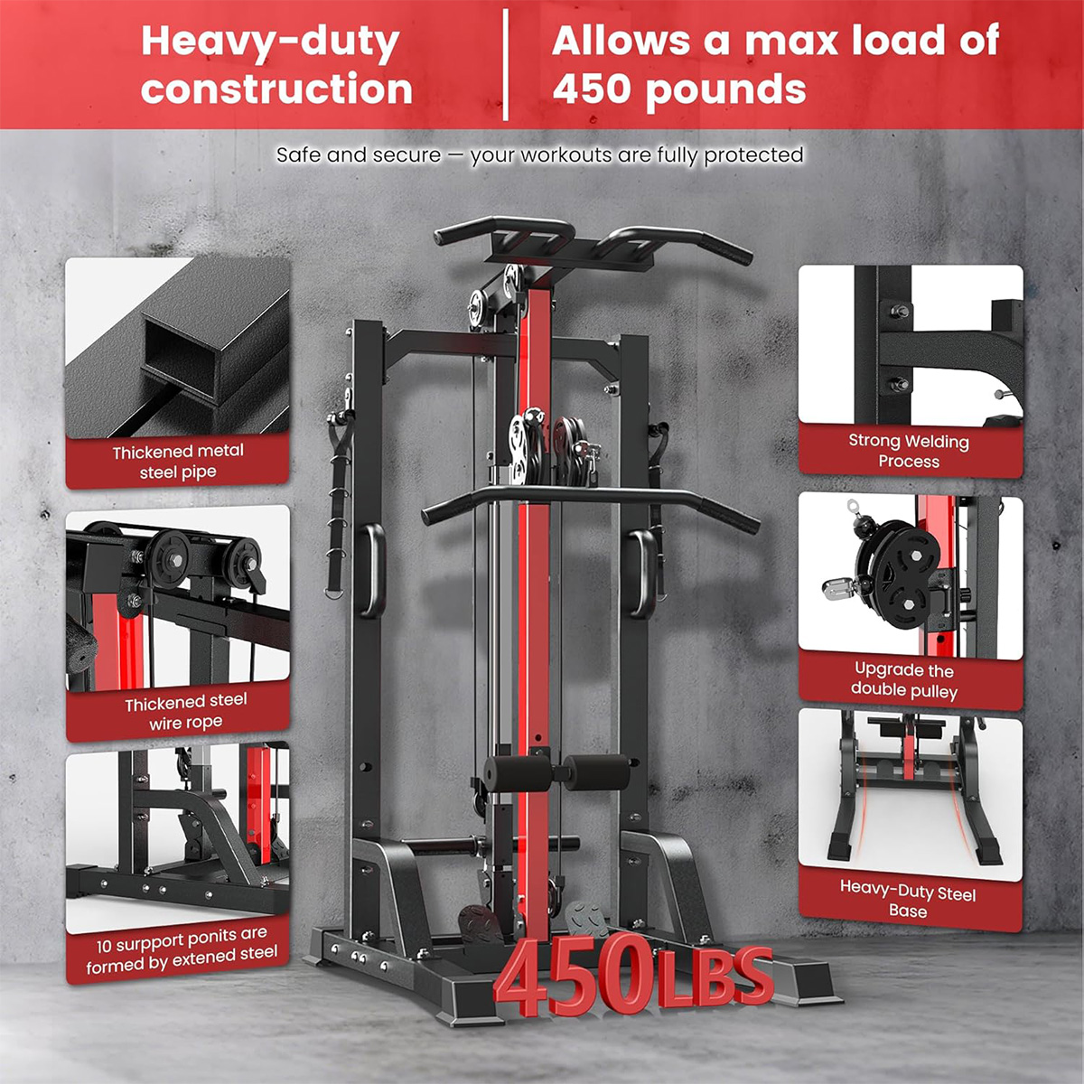 Pooboo Ev Spor Aleti - Lat Pul - Home Gym Workout incelemesi ve fiyatı