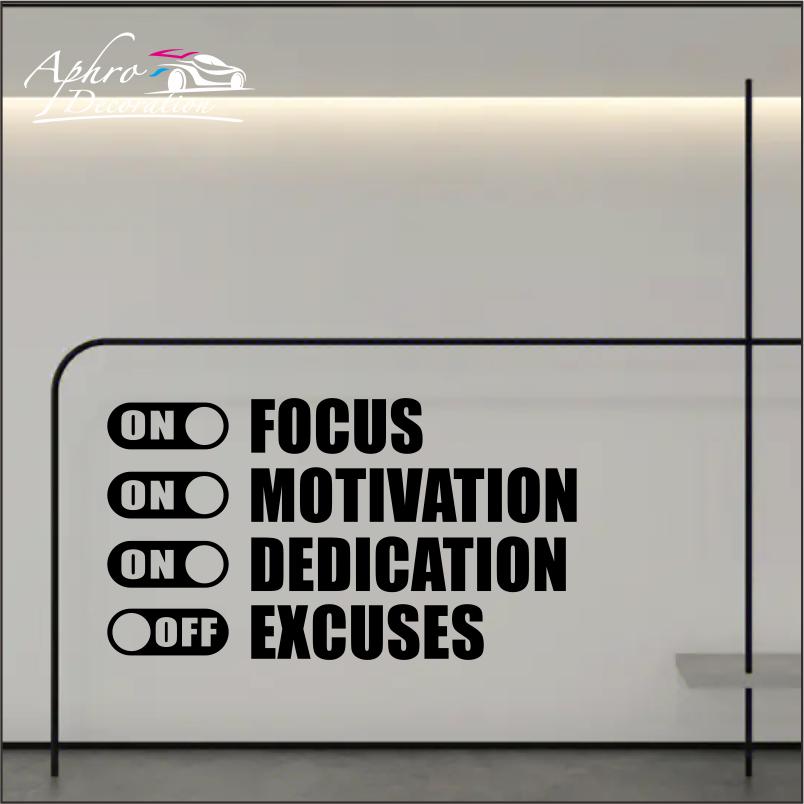 Motivasyona Odaklanın, Bahane  - Home Gym On Wall incelemesi ve fiyatı