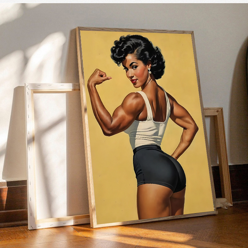 Poster ve baskı tuval boyama v - Home Gym On Wall incelemesi ve fiyatı