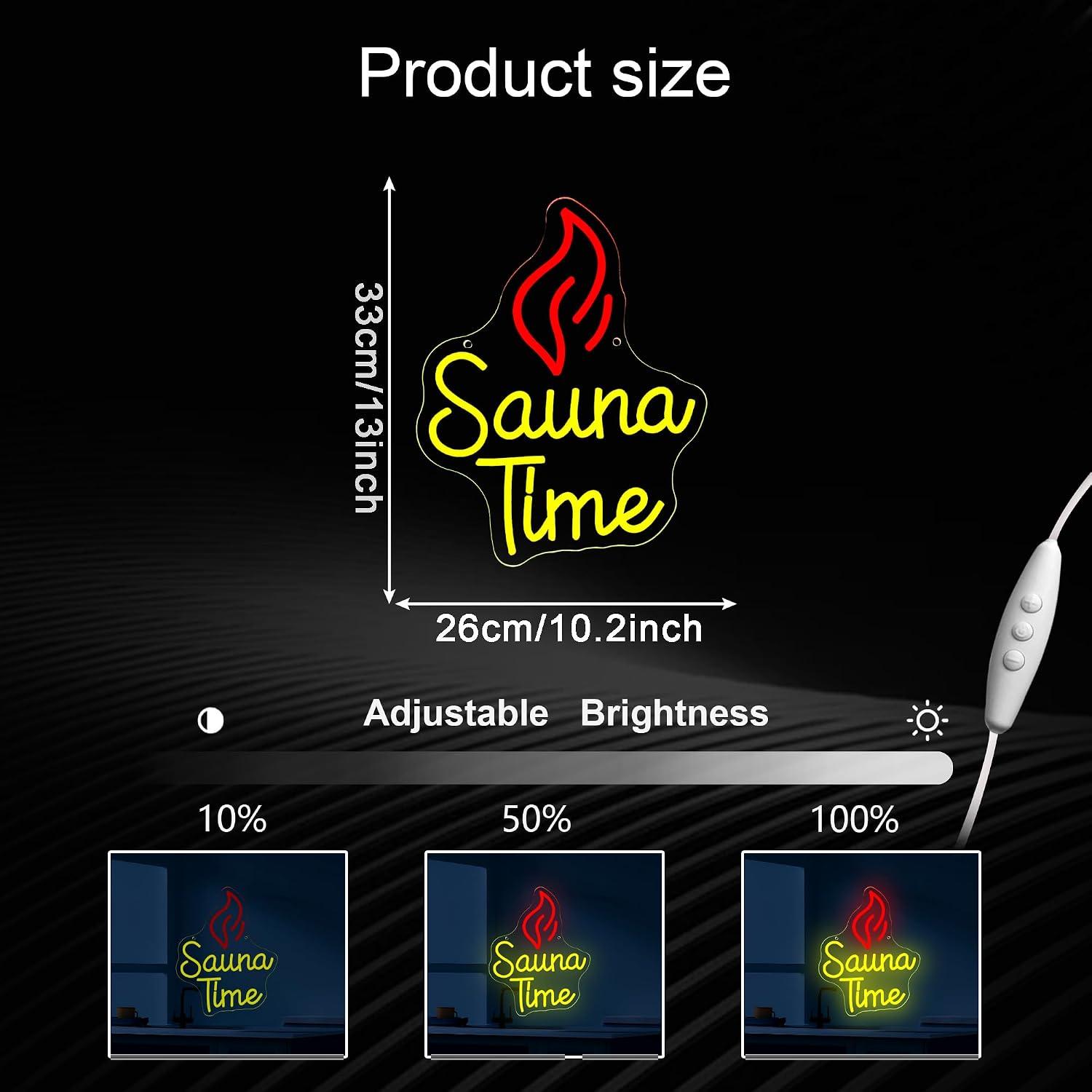 Sauna Zamanı Neon Tabela USB K - Sauna Home Gym incelemesi ve fiyatı