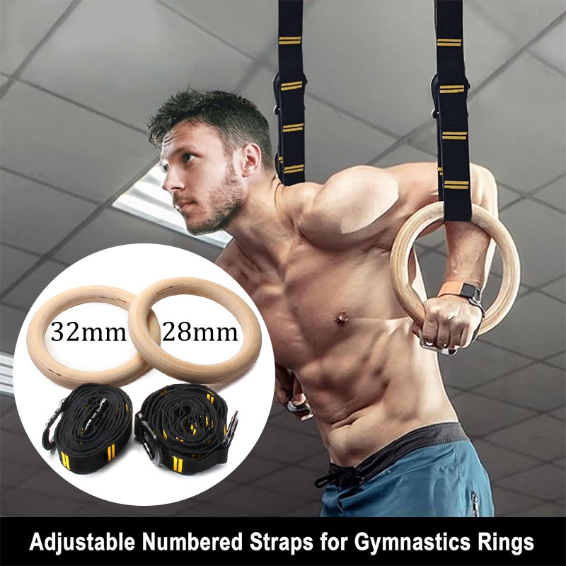 28mm 32mm Pull-up Jimnastik Ha - Gymnastic Rings Wooden incelemesi ve fiyatı