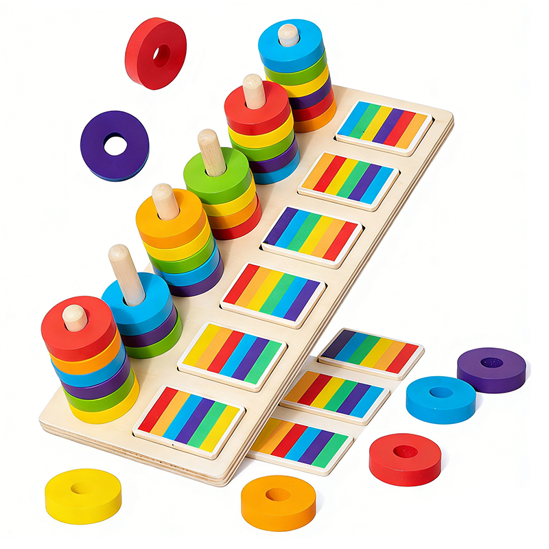 Montessori Hafıza Eğitimi Renk - Gymnastic Rings Wooden incelemesi ve fiyatı