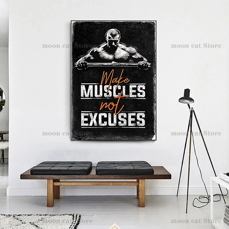 Fitness spor Poster vücut geli - Home Gym On Wall incelemesi ve fiyatı