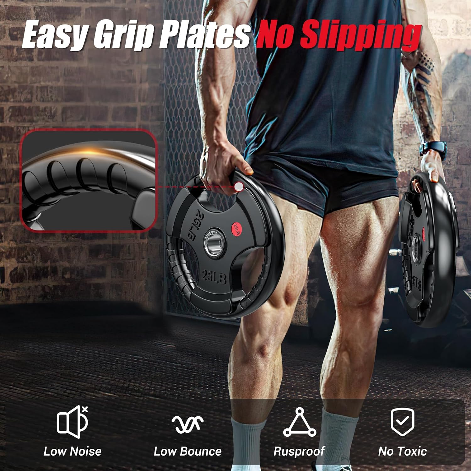 2 İnç Kauçuk Kaplamalı Olimpik - Home Gym Custom incelemesi ve fiyatı